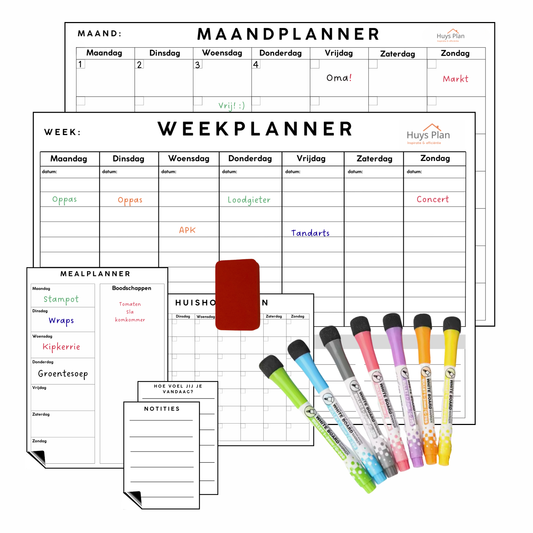 20-delige set - Zwart/Wit