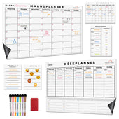 Magnetische A3 20-delige set – Zwart/Wit