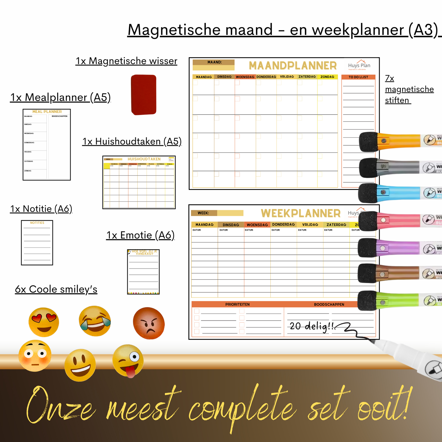 20-delige set - Kleur