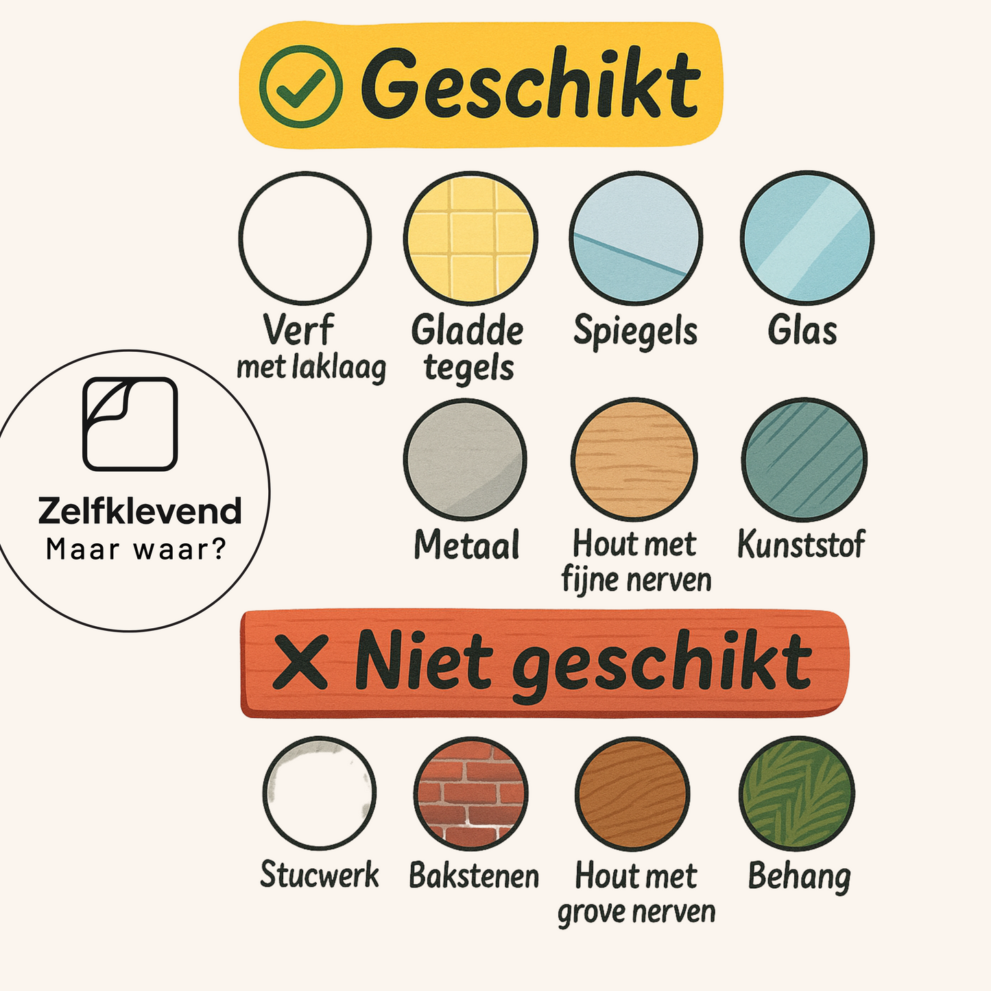 Zelfklevende maandplanner