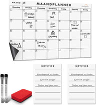 Zelfklevende A4 maandplanner
